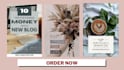 design creative template pinterest pins for your blog using canva