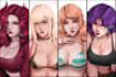 draw semi realism anime character illustration sfw or nsfw