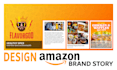 amazon brand story design and an ebc design
