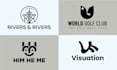 do typography text base word mark minimalist flat logo