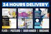 do cleaning service flyer postcard door hanger media kit