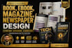 design professional book layout formatting for print ebook workbook in indesign