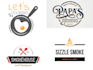 design creative restaurant and food logo