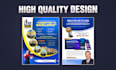 design promotional ad for magazine, newspaper or event ad