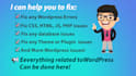 fix wordpress issues, wordpress bug or wordpress error