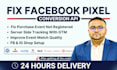 setup facebook pixel conversion API, ga4, google ads conversion tracking