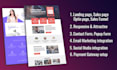 design wordpress landing page, squeeze page sales funnel by elementor pro in 24h