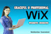 create astonishing social media designs and wix website