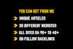 write article and publish guest post on high traffic domain