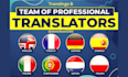 do language translation to and from english to multiple languages