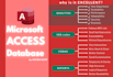 do any job in microsoft ms access database