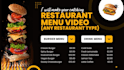 make your professional restaurant promo video