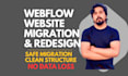 do webflow website migration  redesign with seo