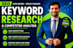do advanced seo keyword research and competitor analysis for higher rankings