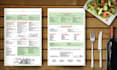 creative restaurant menu design