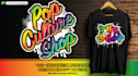 do a custom street art graffiti or pop art typography tshirt logo  design