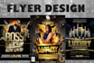 do amazing business flyer, poster design within 2 day