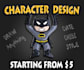 draw simple cartoon character in my art style