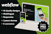 design a webflow website for you