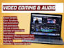 do professional video editing and audio enhancement