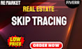 provide you skip tracing service with high hit rate in real estate
