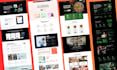 design or redesign your high end corporate website