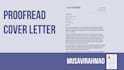 revise, proofread, and rewrite cv, resume, and cover letter