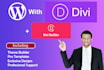 design wordpress website by divi astra theme divi builder