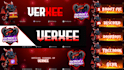 design premium animated stream overlays for twitch, kick and youtube
