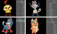 design and animate 2d game characters and sprite sheet, game art