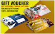 do gift voucher, gift certificate, gift card or postcard