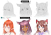 make cute headshot anime promo 4 free 1