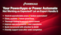 fix powerapp, power automate for your business processes