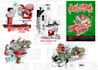 draw a cartoon christmas card