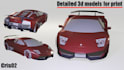 do high detailed sculptures 3d models for print