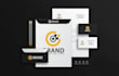 design an amazing stationery square business card with print ready