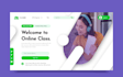 create a professional lms website for online courses
