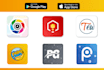 design a modern and personalized app icon logo with source file
