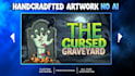 create cinematic horror steam capsule art and game key art