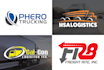 do creative transportation freight logistics trucking logo