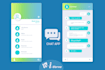 create a chat application using html css javascript reactjs