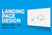 responsive HTML landing page or elementor landing page