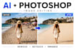 do ai image editing, enhancement and photoshop editing