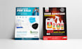 design business flyer and postcard