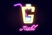 design neon logo, sign and glowing text