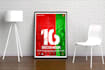 poster design for the business magazine holiday event movies