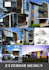 architectural 2d and 3d design with 3d interior and exterior