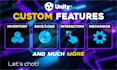create custom unity game features and systems