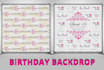 design step and repeat banners, backdrops
