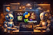 create automation bot, web scraping, selenium, playwright script in python, java
